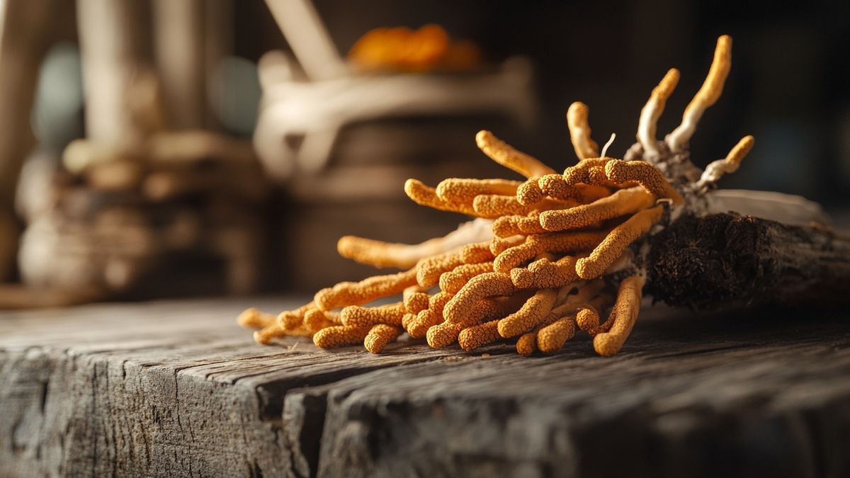 Les principes actifs du cordyceps
