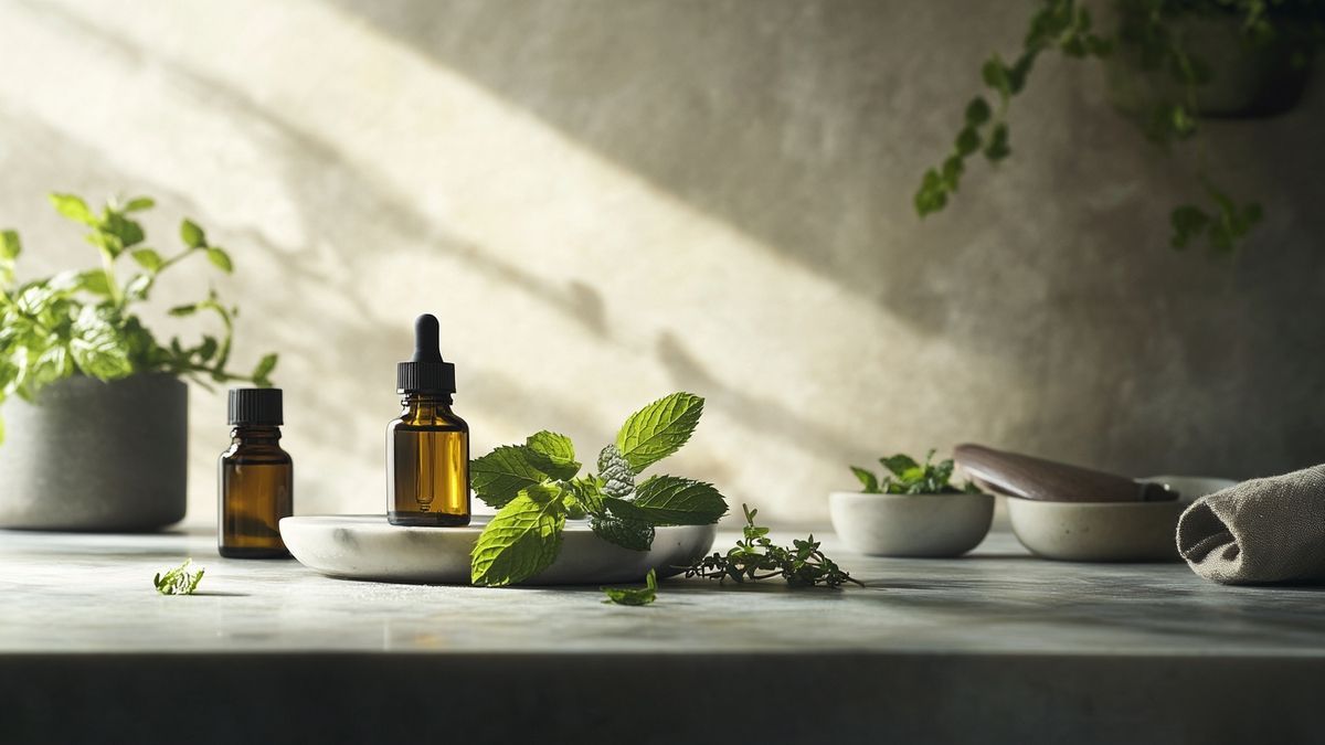 Utilisation de l'huile essentielle de menthe poivrée